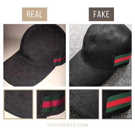 difference between a fake gucci hat